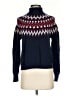 J.Crew Argyle Blue Turtleneck Sweater Size S - photo 1