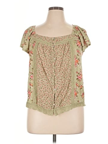Rewind Short Sleeve Blouse (view 1)