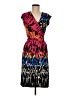 Assorted Brands Graphic Black Cocktail Dress Size 6 - photo 1