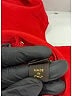 Louis Vuitton 100% Silk Red  Ruffle Front Tie Belt Blouse Size EU (IT) 40 / US 4 - photo 5