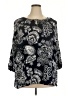Talbots 100% Rayon Black 3/4 Sleeve Blouse Size 3X - photo 1
