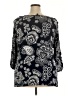 Talbots 100% Rayon Black 3/4 Sleeve Blouse Size 3X - photo 2