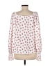 Ann Taylor LOFT White Long Sleeve Blouse Size L - photo 2