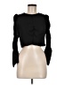 Zara TRF Solid Black 3/4 Sleeve Top Size M - photo 1