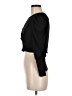 Zara TRF Solid Black 3/4 Sleeve Top Size M - photo 5