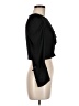 Zara TRF Solid Black 3/4 Sleeve Top Size M - photo 4
