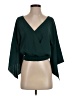 Amanda Uprichard 100% Polyester Green 3/4 Sleeve Blouse Size P (petite) - photo 1