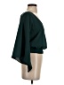 Amanda Uprichard 100% Polyester Green 3/4 Sleeve Blouse Size P (petite) - photo 4