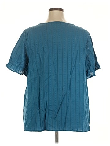 BLOOMCHIC Short Sleeve Blouse (view 2)