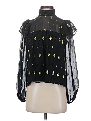 A.L.C. 3/4 Sleeve Silk Top (view 1)
