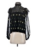 A.L.C. Black 3/4 Sleeve Silk Top Size 2 - photo 1
