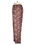 J.Crew Collection 100% Silk Paisley Purple Silk Pants Size 10 - photo 5