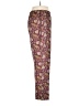 J.Crew Collection 100% Silk Paisley Purple Silk Pants Size 10 - photo 4