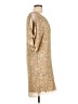 Cache 100% Silk Gold Cocktail Dress Size 10 - photo 4