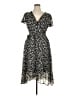 DKNY 100% Polyester Black Casual Dress Size 14 - photo 1