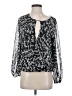 Vince Camuto 100% Polyester Silver Long Sleeve Blouse Size S - photo 1