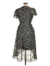 DKNY 100% Polyester Black Casual Dress Size 14 - photo 2