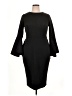 ELOQUII Solid Black Cocktail Dress Size 14 Plus - photo 1