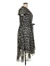 DKNY 100% Polyester Black Casual Dress Size 14 - photo 4