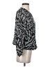 Vince Camuto 100% Polyester Silver Long Sleeve Blouse Size S - photo 4