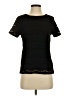 Reiss 100% Viscose Black Short Sleeve Top Size S - photo 1