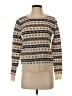 J.Crew 100% Lambswool Print Tan Wool Pullover Sweater Size S - photo 1