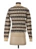 J.Crew 100% Lambswool Print Tan Wool Pullover Sweater Size S - photo 2