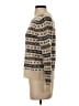 J.Crew 100% Lambswool Print Tan Wool Pullover Sweater Size S - photo 5