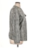 Calvin Klein 100% Polyester Animal Print Gray Long Sleeve Blouse Size XL - photo 4