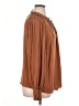 J by Joie 100% Polyester Brown Long Sleeve Blouse Size 1X - photo 4