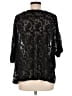 Shein 100% Polyester Black 3/4 Sleeve Blouse Size 6 - photo 2
