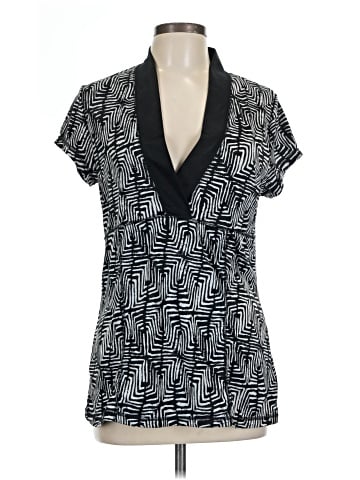 BCBGMAXAZRIA Short Sleeve Blouse (view 1)
