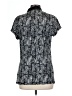 BCBGMAXAZRIA Black Short Sleeve Blouse Size L - photo 2