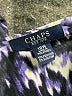 Chaps Animal Print Purple Cocktail Dress Size 18 - photo 7