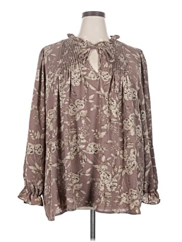 Torrid Long Sleeve Blouse (view 1)