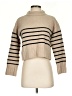 Reformation Stripes Tan Turtleneck Sweater Size S - photo 1