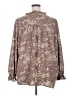 Torrid 100% Polyester Brown Long Sleeve Blouse Size 3X Plus (3) - photo 2