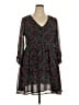 Madewell 100% Polyester Floral Gray Casual Dress Size 18 - photo 1