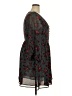 Madewell 100% Polyester Floral Gray Casual Dress Size 18 - photo 4