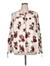 Torrid Floral Ivory Long Sleeve Blouse Size 1X Plus (1) - photo 1