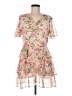 Sugar Lips 100% Polyester Floral Pink Cocktail Dress Size M - photo 1