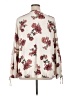 Torrid Floral Ivory Long Sleeve Blouse Size 1X Plus (1) - photo 2
