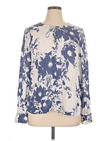 CALVIN KLEIN JEANS Long Sleeve Blouse (view 1)