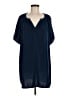 Old Navy 100% Polyester Solid Blue Casual Dress Size Med Petite - photo 1