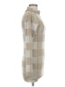 Athleta Checkered-gingham Tan Turtleneck Sweater Size M - photo 4