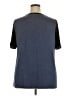 BLOOMCHIC Blue Short Sleeve Top Size 18 - photo 2