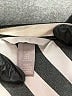 H&M 100% Polyester Stripes Black Casual Dress Size M - photo 6