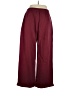 Unbranded Solid Burgundy Casual Pants Size XL - photo 2