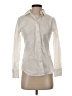 J.Crew Ivory Long Sleeve Button-Down Shirt Size 00 - photo 1