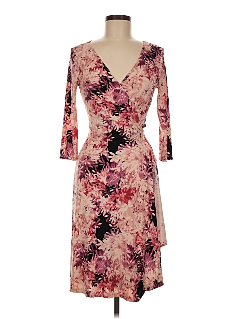 Pre-owned Bcbg Cocktail Dress In Burgundy